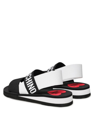 LOVE MOSCHINO Сандали JA16033G0GJN400A Nero/Bianco - Mera.bg