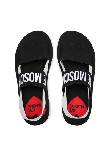 LOVE MOSCHINO Сандали JA16033G0GJN400A Nero/Bianco - Mera.bg
