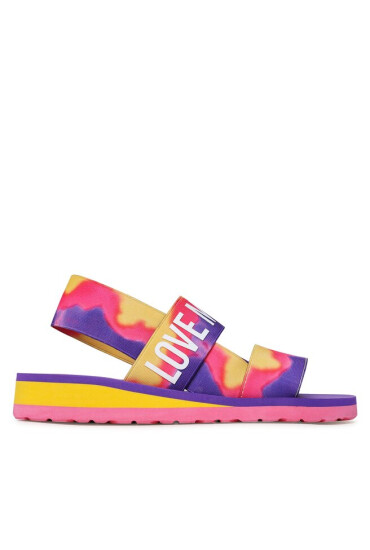 LOVE MOSCHINO Сандали JA16033G0GJN560A Tie/Dye Vi/R.Sh/Gi - Mera.bg