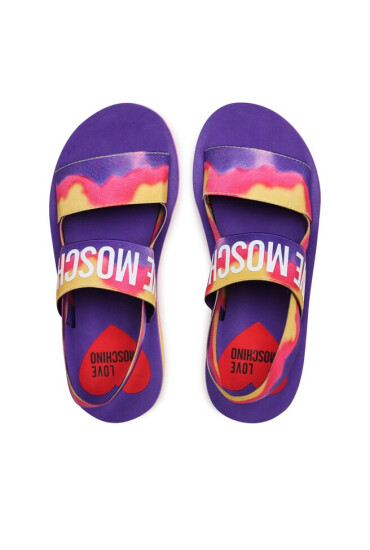 LOVE MOSCHINO Сандали JA16033G0GJN560A Tie/Dye Vi/R.Sh/Gi - Mera.bg