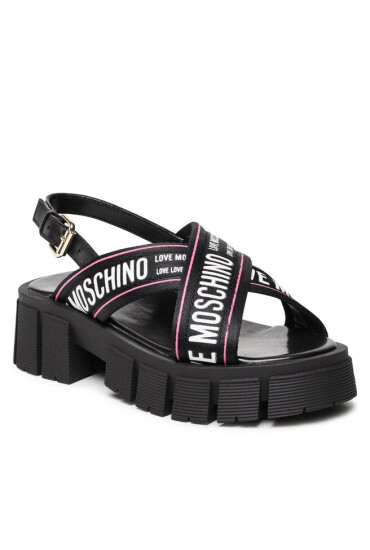 LOVE MOSCHINO Сандали JA16186G0GIX200A Ner/Bia/Fux - Mera.bg