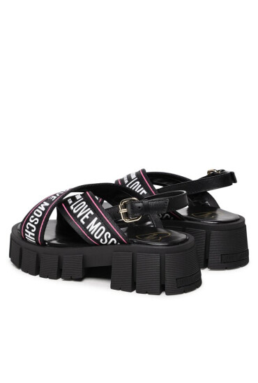 LOVE MOSCHINO Сандали JA16186G0GIX200A Ner/Bia/Fux - Mera.bg