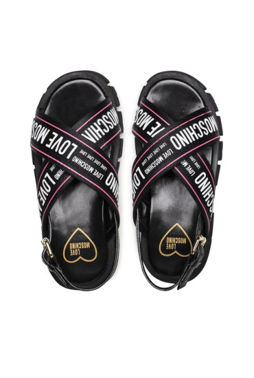 LOVE MOSCHINO Сандали JA16186G0GIX200A Ner/Bia/Fux - Mera.bg