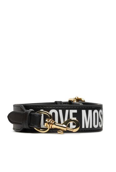 LOVE MOSCHINO Сменяема дръжка за чанта JC6404PP1LLV100A Черен - Mera.bg