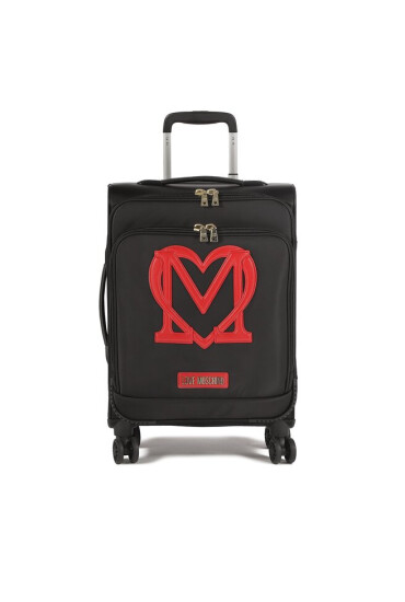 LOVE MOSCHINO Среден твърд куфар JC5101PP1GKX000B Nero/Rosso - Mera.bg