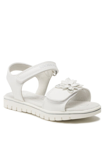 Lumberjack Сандали SANDAL WITH FLOWER Бял - Mera.bg