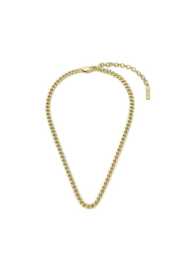 Luv AJ Колие Classiquw Skinny Curb Chain (5mm) CORE22-N-CSCC-G Златист - Mera.bg