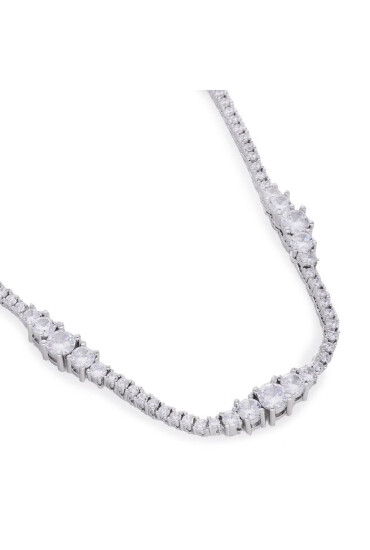 Luv AJ Колие Colette Ballier Necklace HOL22-N-CBN-S Silver - Mera.bg