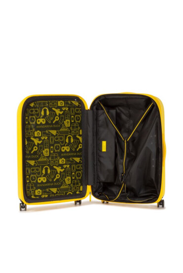 Mandarina Duck Голям твърд куфар Logoduck + P10SZV33 Yellow - Mera.bg