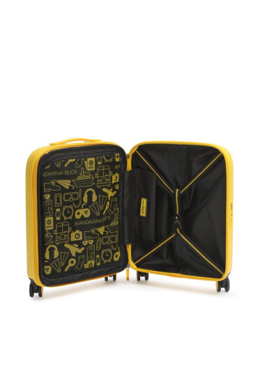 Mandarina Duck Самолетен куфар за ръчен багаж Logoduck+ P10SZV2405J Duck Yellow - Mera.bg