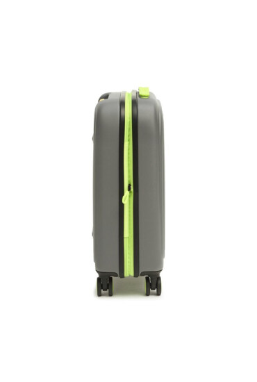 Mandarina Duck Малък твърд куфар Logoduck+ P10SZV24A19 Gray/Lime - Mera.bg