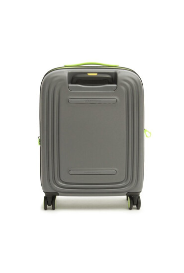 Mandarina Duck Малък твърд куфар Logoduck+ P10SZV24A19 Gray/Lime - Mera.bg