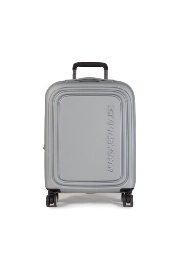 Mandarina Duck Самолетен куфар за ръчен багаж Logoduck + P10SZV24466 Сребрист - Mera.bg