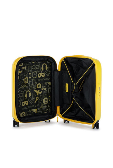 Mandarina Duck Малък твърд куфар Logoduck + P10SZV3405J Yellow - Mera.bg