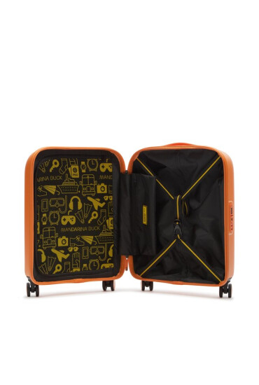 Mandarina Duck Малък твърд куфар Logoduck+ P10SZV5406Y Tangerine - Mera.bg