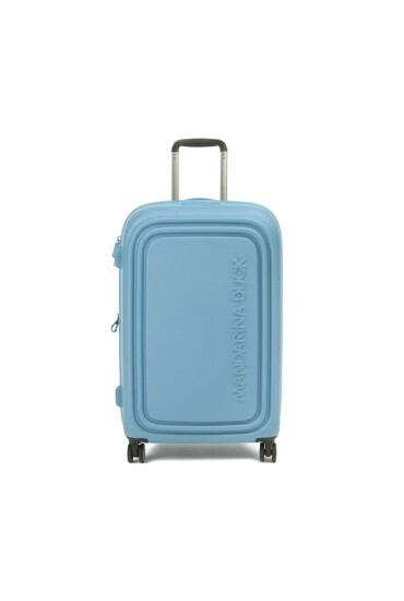 Mandarina Duck Среден твърд куфар Logoduck + P10SZV3229K Parisian Blue - Mera.bg