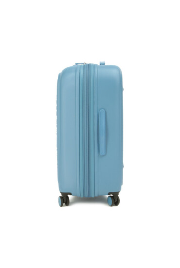 Mandarina Duck Среден твърд куфар Logoduck + P10SZV3229K Parisian Blue - Mera.bg