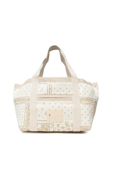 Manebi Дамска чанта Tote Bag B 0.3 At Beige Bandana - Mera.bg