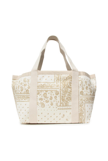 Manebi Дамска чанта Tote Bag B 0.3 At Beige Bandana - Mera.bg