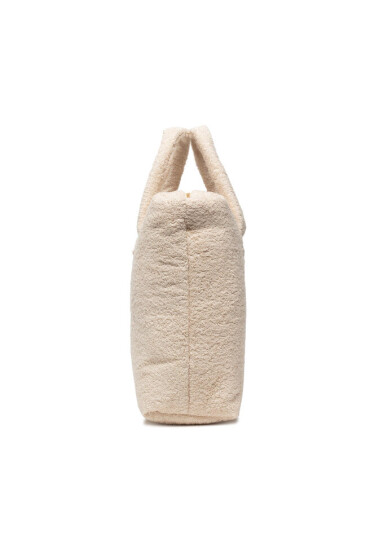 Manebi Дамска чанта Riviera Bag Medium T 3.4 Aq Natural W Blue Logo Terry Cotton - Mera.bg