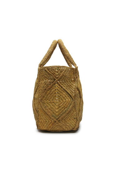 Manebi Дамска чанта Sunset Bag Large V 5.4 AC Kaki Crochet - Mera.bg