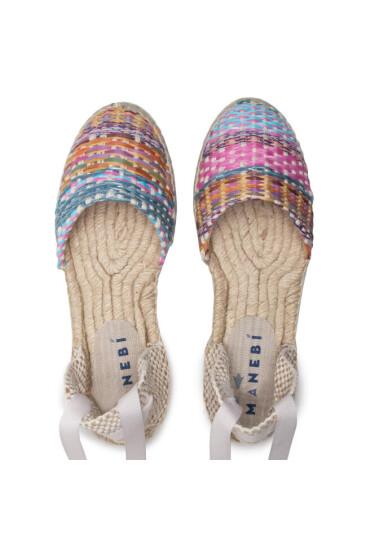 Manebi Еспадрили Flat Valenciana G 6.1 P0 Fucsia Blue Mix - Mera.bg