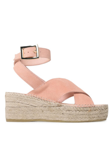 Manebi Еспадрили Wedges W Belt W 1.4 Wb Pastel Rose - Mera.bg
