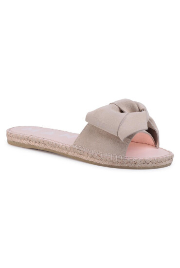 Manebi Еспадрили Sandals With Bow K 1.1 J0 Champagne Beige - Mera.bg