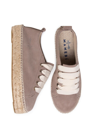 Manebi Еспадрили Sneakers D K 1.9 E0 Coco Brown - Mera.bg