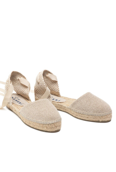 Manebi Еспадрили Flat Valenciana O 7.1 P0 Natural Organic Hemp - Mera.bg