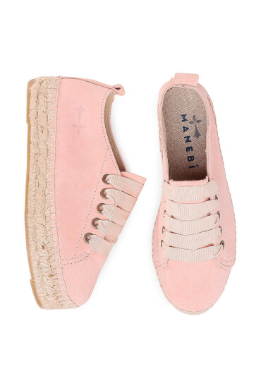 Manebi Еспадрили Sneakers D W 1.4 E0 Розов - Mera.bg