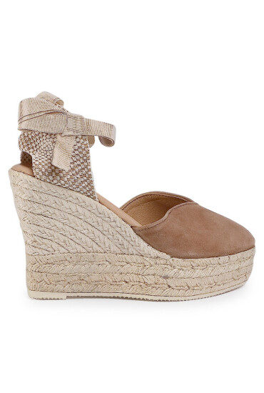 Manebi Еспадрили Heart Shape Wedges W 1.9 WH Vintage Taupe - Mera.bg