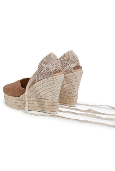 Manebi Еспадрили Heart Shape Wedges W 1.9 WH Vintage Taupe - Mera.bg