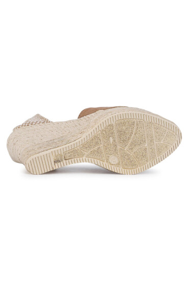 Manebi Еспадрили Heart Shape Wedges W 1.9 WH Vintage Taupe - Mera.bg