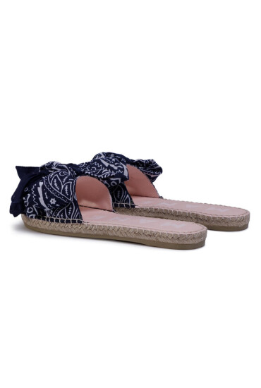 Manebi Еспадрили Sandals With Bow F 9.6 J0 Navy Bandana - Mera.bg