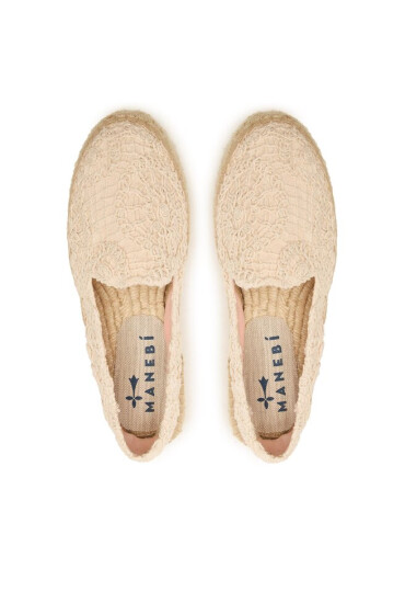 Manebi Еспадрили Double Sole Espadrilles G 4.3 D0 Natural - Mera.bg