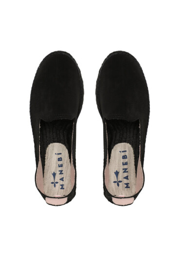 Manebi Еспадрили Double Sole Espadrilles R 2.2 D0 Черен - Mera.bg