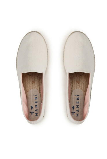 Manebi Еспадрили Flat Espadrilles O 7.0 N0 Бежов - Mera.bg