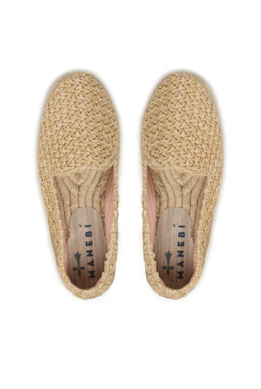 Manebi Еспадрили Flat Espadrilles V 2.7 N0 Бежов - Mera.bg