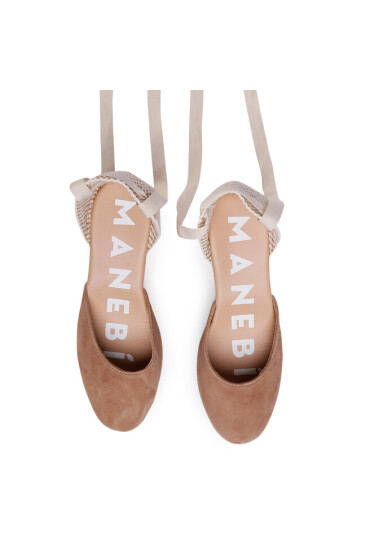 Manebi Еспадрили Low Wedge Valenciana W 1.9 Wl Кафяв - Mera.bg