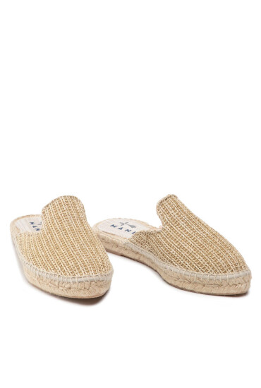 Manebi Еспадрили Mules T 1.2 M0 Natural Raffia - Mera.bg