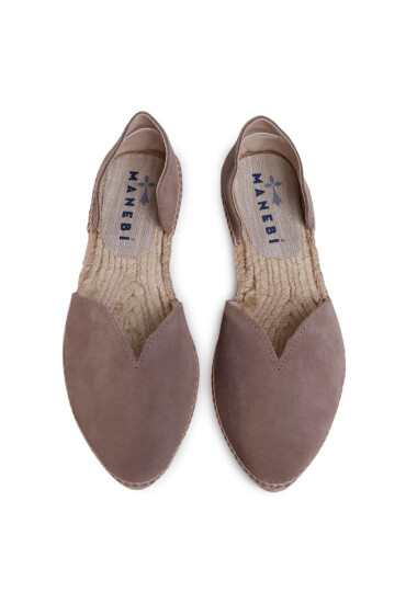 Manebi Еспадрили Open-Side Flats K 1.9 O0 Coco Brown - Mera.bg