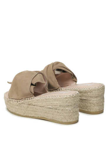 Manebi Еспадрили Platforms With Knots W 1.9 WK Vintage Taupe - Mera.bg