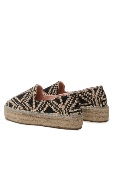 Manebi Еспадрили Raffia Pattern Double Sole Espadriles G 5.2 D0 Бежов - Mera.bg