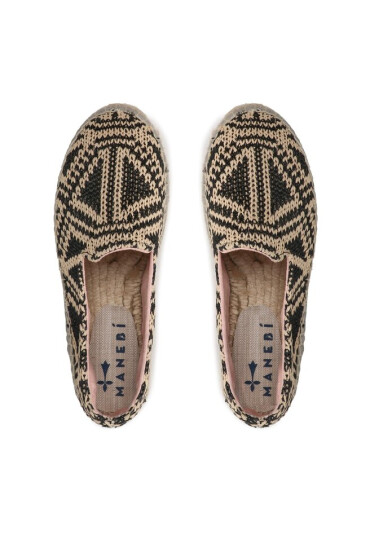 Manebi Еспадрили Raffia Pattern Double Sole Espadriles G 5.2 D0 Бежов - Mera.bg