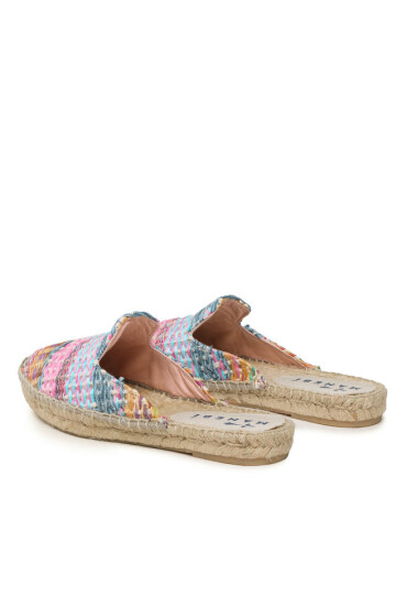 Manebi Еспадрили Raffia Yute Mix Mules G 6.1 M0 Цветен - Mera.bg