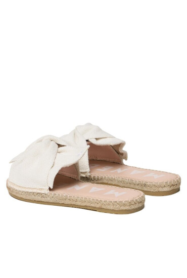 Manebi Еспадрили Sandals With Knot O 7.0 JK Екрю - Mera.bg
