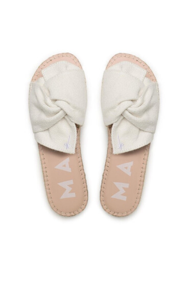 Manebi Еспадрили Sandals With Knot O 7.0 JK Екрю - Mera.bg