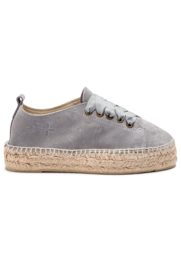 Manebi Еспадрили Sneakers D A C.1 E0 AC Сив - Mera.bg