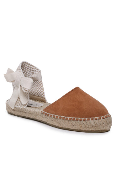 Manebi Еспадрили Suede Flat Valenciana Espadrilles R 3.9 P0 Кафяв - Mera.bg